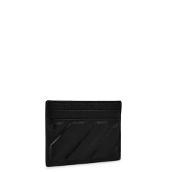 Wallets*Off White Off Logo Cardholder in Black