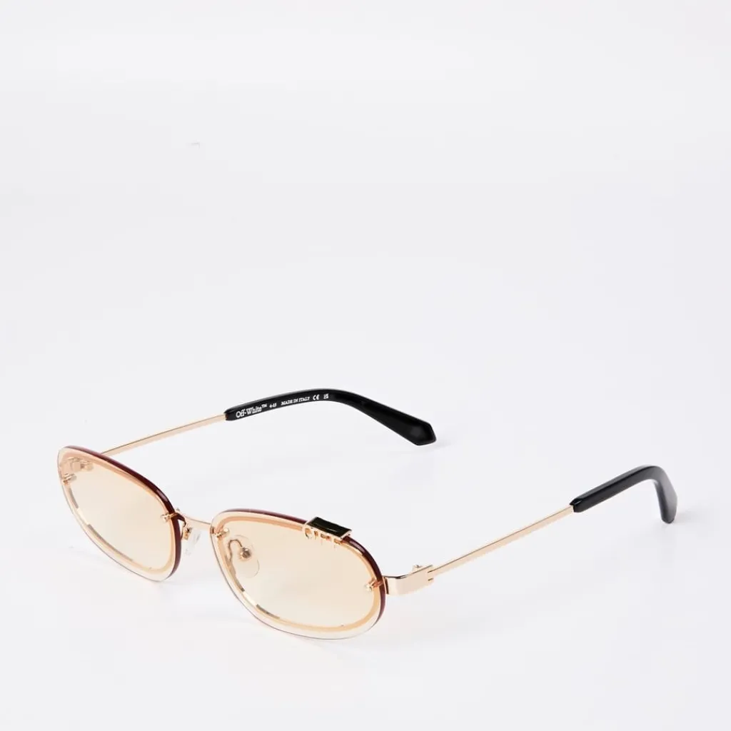 Sunglasses*Off White Off Miami Sunglasses 53 in Gold