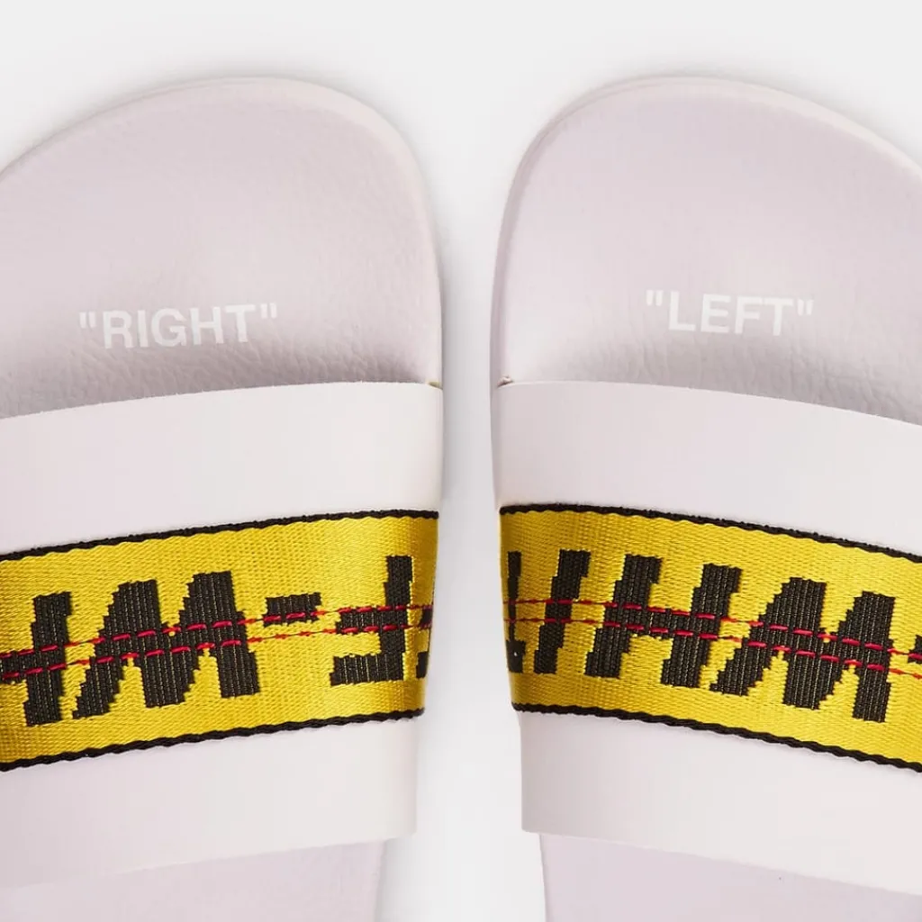 Slippers*Off White Off Tape Slide in Multi