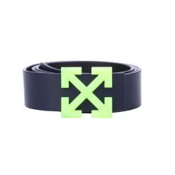 Belts*Off White Rev Arrow Fluo Belt in black blue
