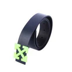 Belts*Off White Rev Arrow Fluo Belt in black blue