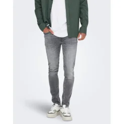Jeans*Only and Sons Dcc Skinny Jeans in Grey
