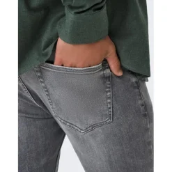 Jeans*Only and Sons Dcc Skinny Jeans in Grey