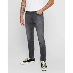 Jeans*Only and Sons Dcc Skinny Jeans in Grey