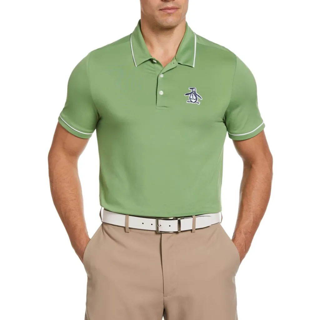 Polo Shirts*Original Penguin Golf Heritag Penguin Regular Fit Polo Shirt in Green