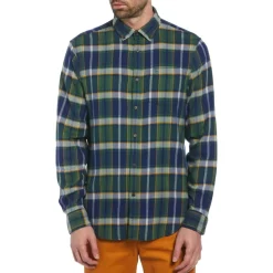 Shirts*Original Penguin Long Sleeve Regular Fit Shirt in Blue