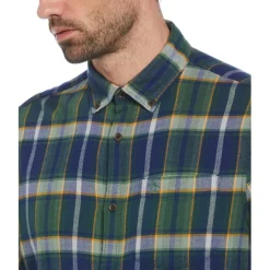 Shirts*Original Penguin Long Sleeve Regular Fit Shirt in Blue
