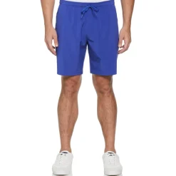 Fitness And Gym Shorts*Original Penguin Mens Penguin 8 Inch Solid Shorts in Blue
