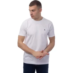 T-Shirts And Vests*Original Penguin Pin Point Organic T-Shirt in White