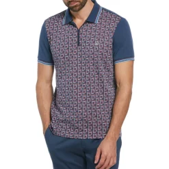 Polo Shirts*Original Penguin Short Sleeve Polo Shirt in Blue