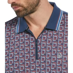 Polo Shirts*Original Penguin Short Sleeve Polo Shirt in Blue