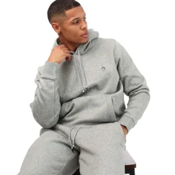 Sweatshirts*Original Penguin Sticker Pete Pullover Hoodie in Grey