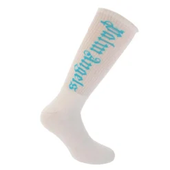 Underwear And Socks*Palm Angels Classic Logo Socks in White blue