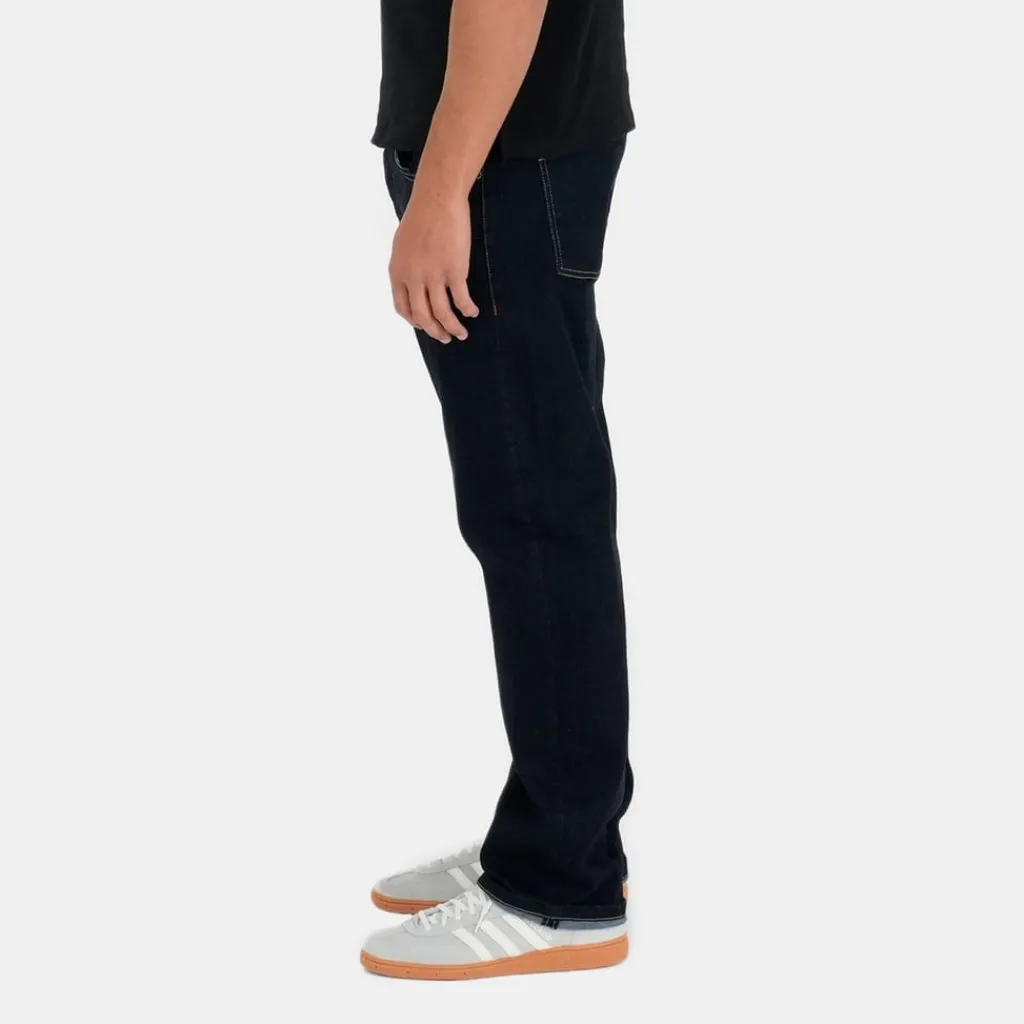 Jeans*Peaceful Hooligan Mens Loose Fit Denim Jeans in Blue