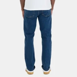 Jeans*Peaceful Hooligan Mens Straight Loose Fit Denim Jeans in Blue