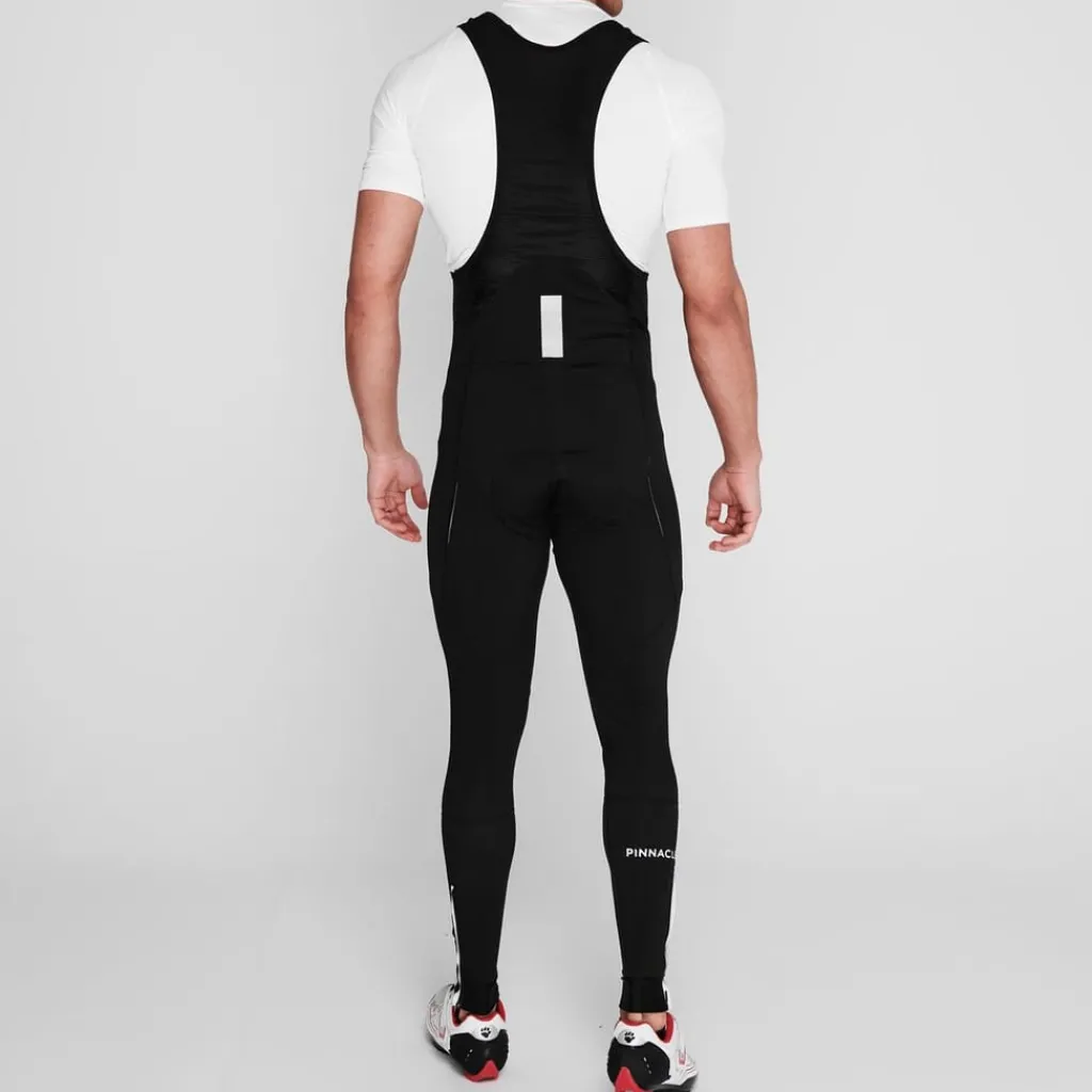 Fitness And Gym Pants*Pinnacle Mens Performance Bib Tights in Black