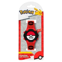 Jewellery-Watches*Pokemon Flashing Watch Red in Red