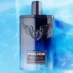 Mens Fragrance*Police Deep Blue Edt 100ml in Blue