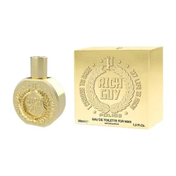 Mens Fragrance*Police Rich Guy Edt 30ml in Gold