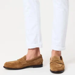 Shoes*Polo Ralph Lauren Aslton Suede Penny Loafers in Brown