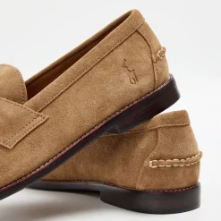 Shoes*Polo Ralph Lauren Aslton Suede Penny Loafers in Brown