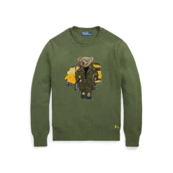 Knitwear*Polo Ralph Lauren Bear Knit Jumper in Green