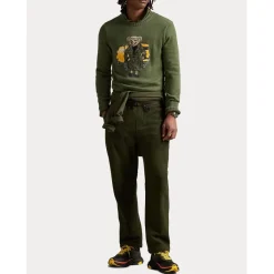 Knitwear*Polo Ralph Lauren Bear Knit Jumper in Green