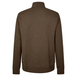 Knitwear*Polo Ralph Lauren Double Knit Mesh Quarter-Zip Jumper in Brown