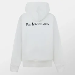 Hoodies*Polo Ralph Lauren Fit Logo Fleece Hoodie in White