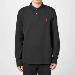 Polo Shirts*Polo Ralph Lauren Fit Polo Shirt in Black