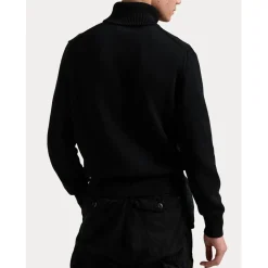 Knitwear*Polo Ralph Lauren Knit Turtle Neck Jumper in Black