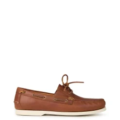 Shoes*Polo Ralph Lauren Leather Boat Shoes in Brown