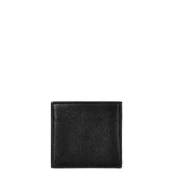 Wallets*Polo Ralph Lauren Leather Billfold Wallet in Black