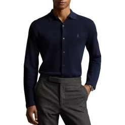 Knitwear*Polo Ralph Lauren Merino Bttnknit in Blue