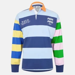 Polo Shirts*Polo Ralph Lauren Multistrp Rugby in Blue