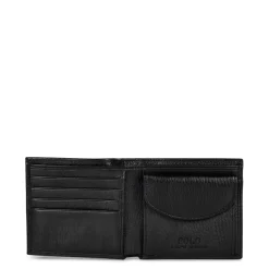 Wallets*Polo Ralph Lauren Pony Billfold Wallet in Black