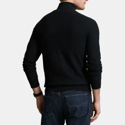 Knitwear*Polo Ralph Lauren Ralph Lauren Quarter Zip Jumper in Black