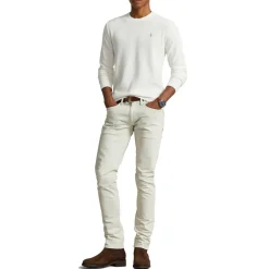 Knitwear*Polo Ralph Lauren Textured Pony Jumper in White