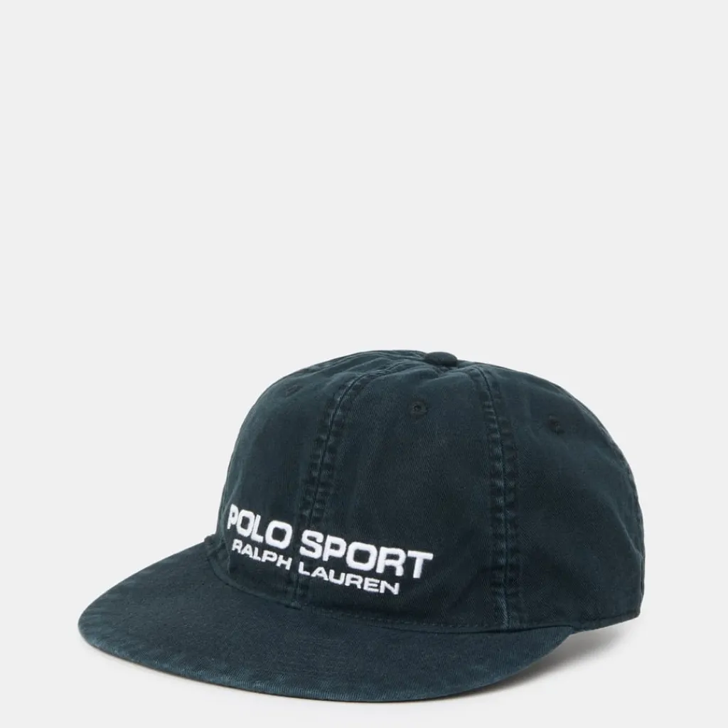 Caps-Hats*Polo Sport by Ralph Lauren S Authsprt Cap Sn52 in Black