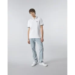 Polo Shirts*Pretty Green Barton Regular Fit Short Sleeve Shirt in White