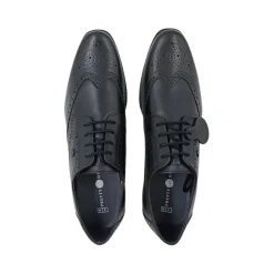 Shoes*Pretty Green Brogue in Black