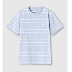 Shirts*Pretty Green Capella Marl Crew Neck Regular Fit T-Shirt in Blue