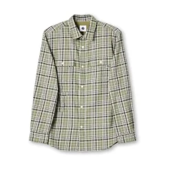 Shirts*Pretty Green Check Shirt in Green
