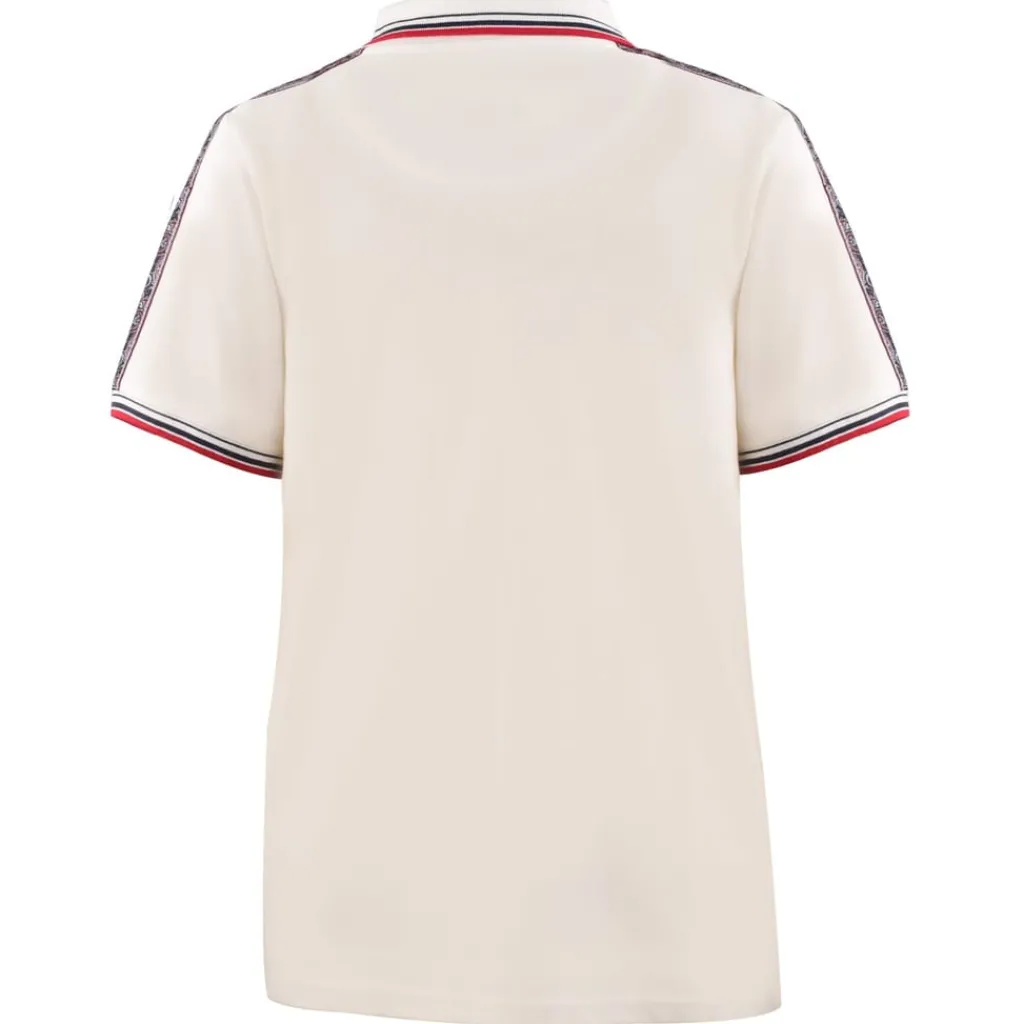 Polo Shirts*Pretty Green Eclip Tape Regular Fit Short Sleeve Shirt in White