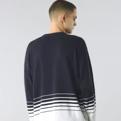 Knitwear*Pretty Green Knit Jumper in Blue