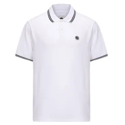 Polo Shirts*Pretty Green Mens Barton Polo in White