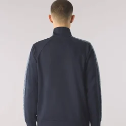 Tracksuits*Pretty Green Mock Neck Regular Fit Athletic Top in Blue
