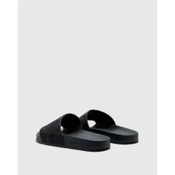 Beach Shoes*Pretty Green Okala Embossd Sli in Black
