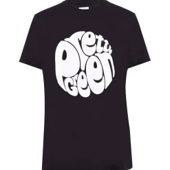 T-Shirts And Vests*Pretty Green Regular Fit Crew Neck Lettering T-Shirt in Black