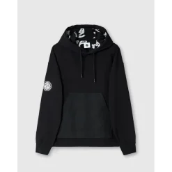 Hoodies*Pretty Green Stamford Hoody Sn52 in Black